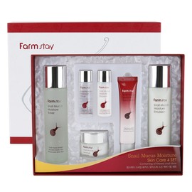 Farmstay Snail Mucus Moisture Skincare 4-piece Set / 팜스테이 스네일 뮤커스 모이스쳐 스킨케어 4종세트