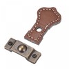 sourcing map Leather Handle, 1.89" 2Pcs Surface Leather Furniture Handles,