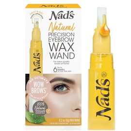 Nad's Kit de cera moldeadora de cejas, natural para todo tipo de piel, depilación facial de cejas para mujeres