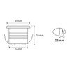 VBLED Visa LED Recessed Spotlight, 1 W Min, 12 VDC