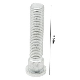 ZUDKSUY (Set of 10 studs)1/2" Longer than Factory Wheel Stud Lug Bolts Compatible with Corvette C4 C5 C6 1984-2013