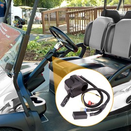 10L0L Golf Cart Turn Signal Kit with Horn Brake Hazard Blinker Light Switch, Only Fits 9-Pin Plug on Universal Upgrade Wiring Harness - 12V Operation