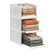 MIUOOPUR New Upgrade 3 Pack Closet Organizers and Storage Basket,
