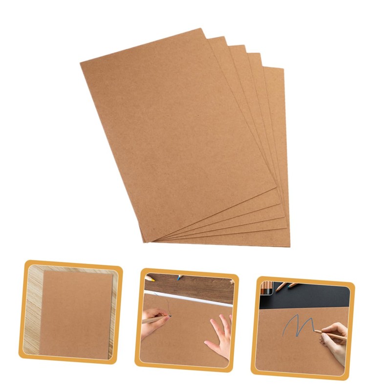 Operitacx 5 Blatt Kraftkarton Malbuch Karton Kartonpapier