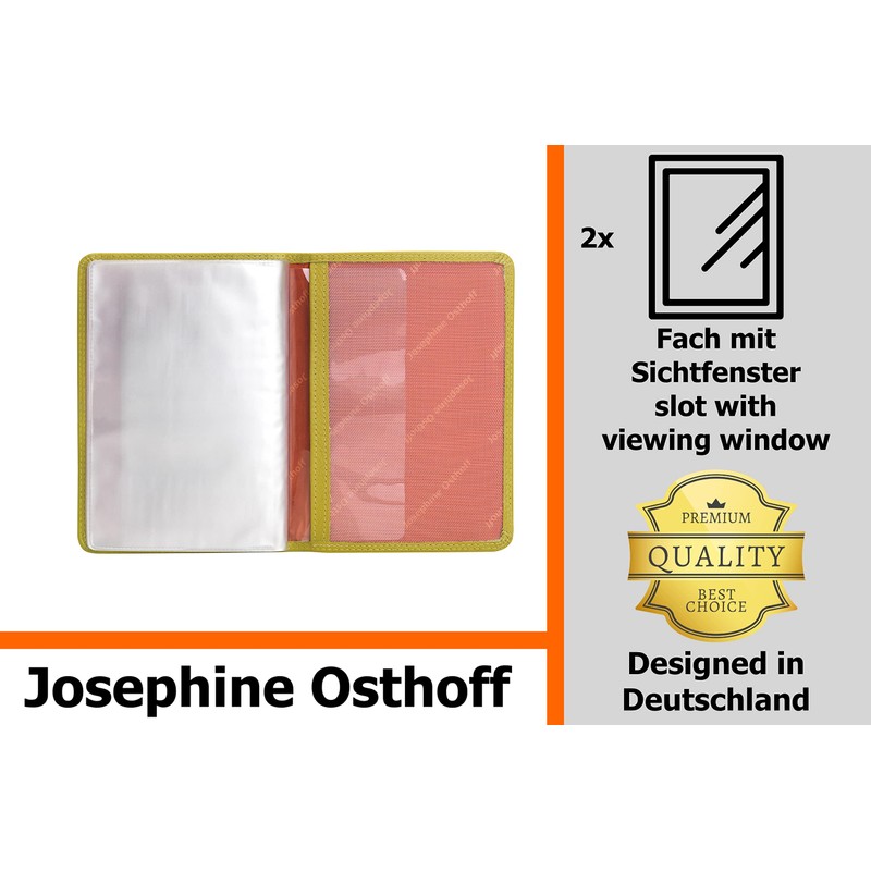 Josephine Osthoff Handtaschen-Manufaktur SOS Large Leather ID Holder DIN A6