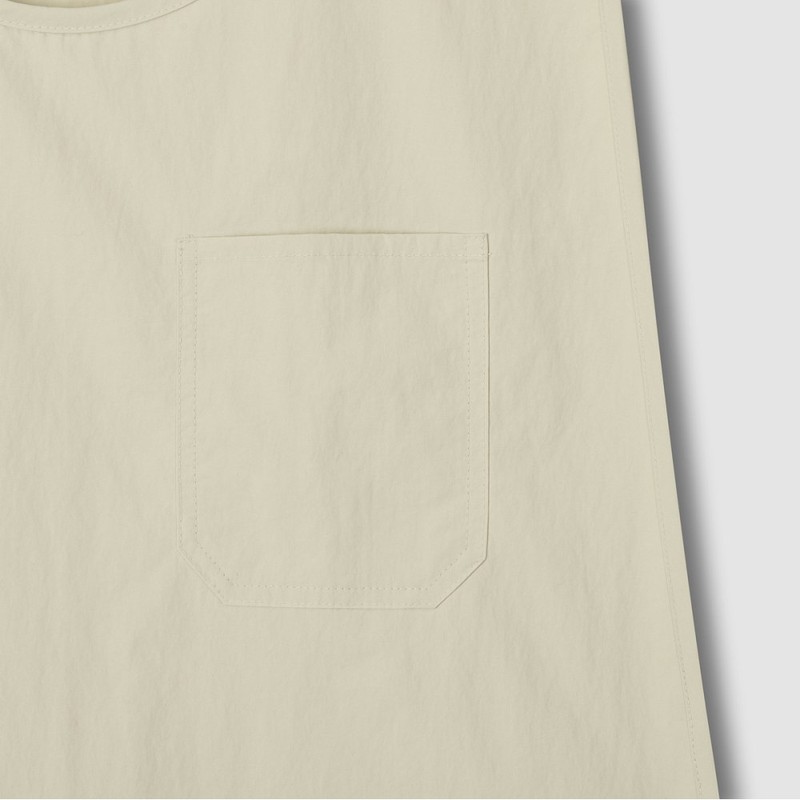 JAJU [JAJU/자주] Crispy Square Vest Apron_75_Beige