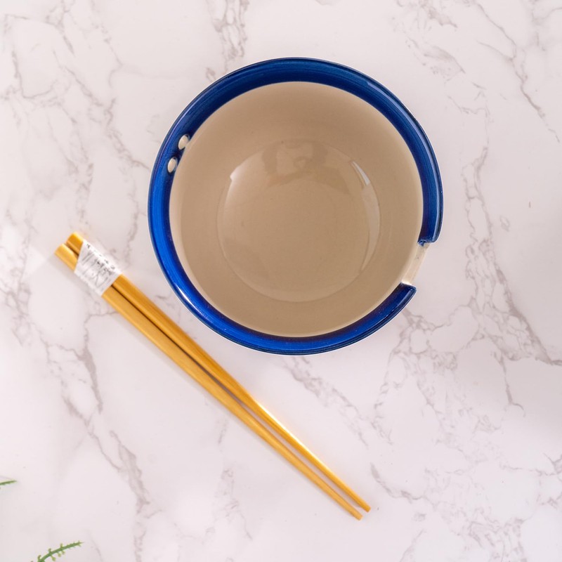 Urban Tokyo Handpainted Ceramic Glazed Japanese Ramen Udon Noodle Rice