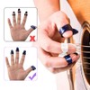 YFFSFDC Guitar Thumb Picks, Guitar Finger Picks, Middle Flat Thumb