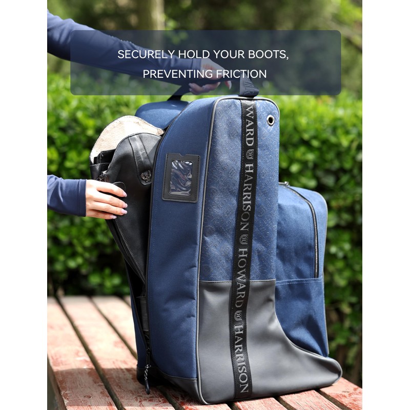 Harrison Howard Tall Boot Bag Equestrian Boot Travel Bag for