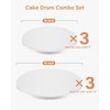 Kootek Cake Boards Drums 10 & 12 Inch Round, 1/2"
