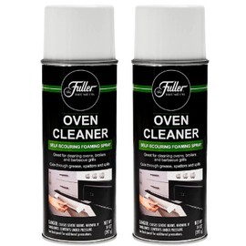 Fuller Brush Self-Scouring Oven Cleaner - Spray On Heavy Duty Cleaner for Ovens Broilers and Barbecue Grills Efficiently Cuts Through Grease Grime Spills and Splatters with Minimal Scrubbing