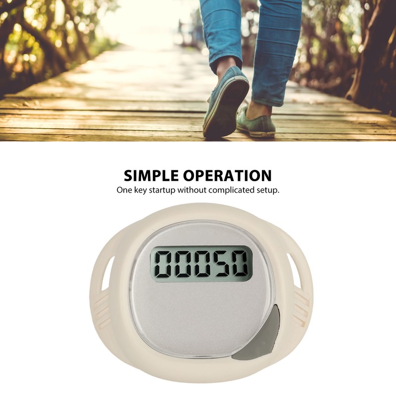Electronic Step Counter with LCD Screen 75MAH High Accuracy Step