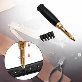 Dickly Screw Hole Punch, Paper Punch, Leather Tool, Belt Hole Punch, Craft Punch for Cards, Fiber Felt, DIY Craft Paper