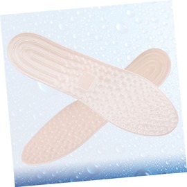 Ipetboom 1 Pair Inflatable Tpu Shoe Insoles Breathable Foot Pads for Comfort During Travel Outdoor Activities Shock Absorbing Design Fits White