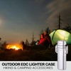 Outdoor EDC Waterproof Lighter Case Cover Sleeve for BIC Regular