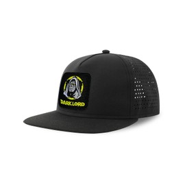 Forge Bros Dark Lord Palpatine Streetwear Hat with Flat Visor Embroidered Patch Black