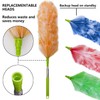 4 Pack Washable Electrostatic Duster, Extendable Pole 25" to 55",