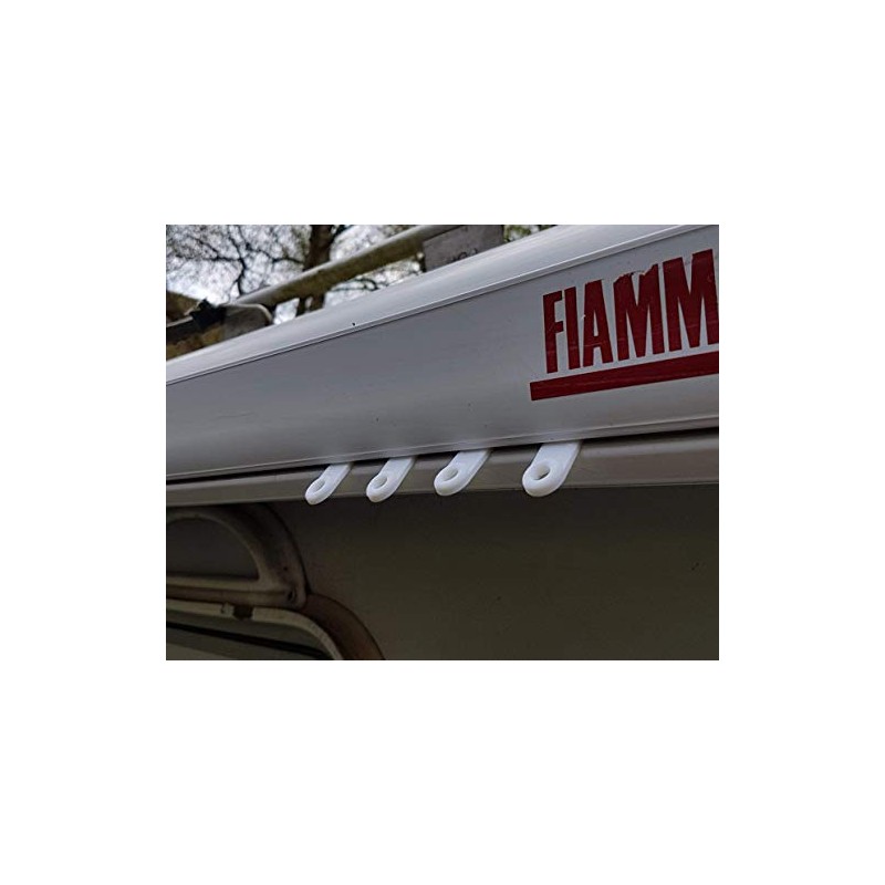 Awning Rail Hooks Pack of 4 Hangers for Motorhome and