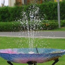 AISITIN 3.5W Solar Fountain Pump Upgraded 2025, Solar Water Fountain DIY Kit with 8 Nozzles & 3 Integrated Bracket & 9.8ft Cord for Garden, Bird Bath, Ponds, Fish Tank, Aquarium, Courtyard and Outdoor