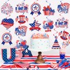 40Pcs 4th of July Decorations Hanging Swirls, Double Sided Independence