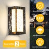 Degruand LED Modern Outdoor Wall Light 18W Rectangular,1800LM Bright Porch