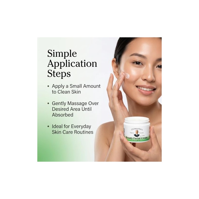 Christopher's Formulas Beauty Facial Cream, 2 Ounce