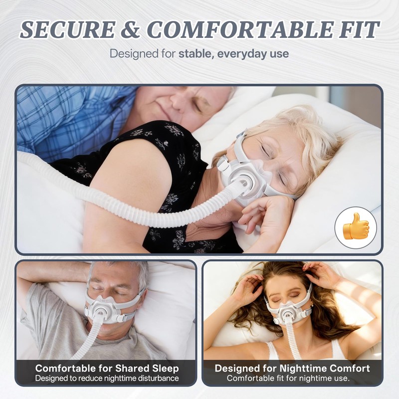 Replacement Silicone Cushion Compatible with AirFit F40 Frame, Soft Silicone
