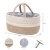 YeaYee Baby Nappy Caddy Organiser, Multifunctional Storage Box for Nappies,