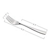 Cand 6 Pieces 9.5-Inch Stainless Steel Buffet Serving Forks, Large