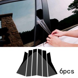 CNPAPC Glossy Black For Honda Civic Sedan 2016-2021 Pillar Post Door Trim Accessories