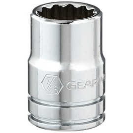 GEARWRENCH 3/8" Drive Standard SAE Socket 7/16", 12 Point- 80499