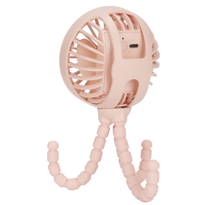 Mini Portable Fan 3 Speed 360° Rotatable Rechargeable Desktop Fan
