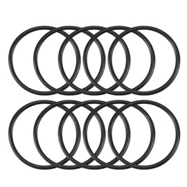 TA-VIGOR 10Pcs Nitrile Rubber O-Rings, 35mm OD 28mm ID 3.5mm Width Rubber Washers Spacer O-Rings Gasket kit, Metric Sealing Gasket for Hose, Faucet, Automotive, Plumbing