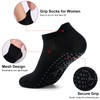 SOVIKER 9 Pairs Pilates Grip Socks Non Slip Pilates Socks