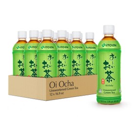 Ito En Tea Oi Ocha Green Tea, Unsweetened, 16.9 Ounce (Pack of 12)