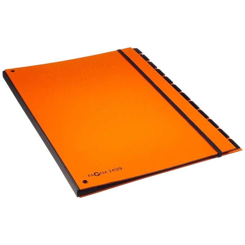 Pagna 2407909 A4 7 Sections Master Organizer - Orange (Pack
