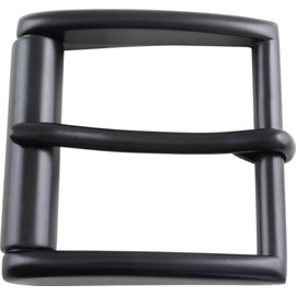 BELTINGER Belt Buckle with Roller 4.0 cm | Buckle Interchangeable Buckle Belt Buckle 40 mm Solid | Pin Buckle | Interchangeable Belt up to 4 cm, black