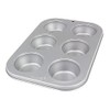 PME Carbon Steel Non-Stick 6 Cup Muffin Pan