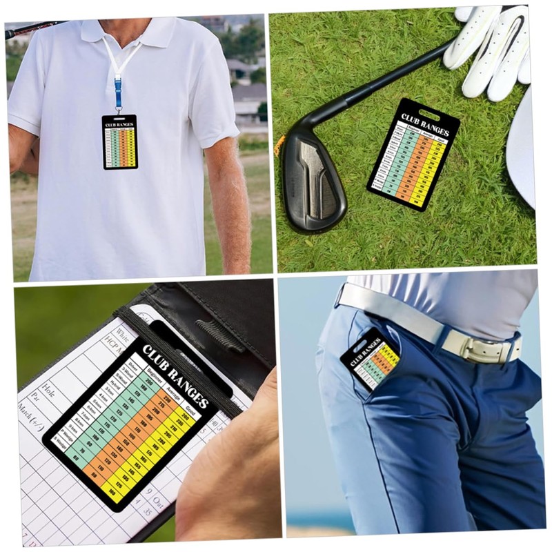 KOMBIUDA 12 Sheet Golf Scorecard Golf Scorecard Range Cards Club