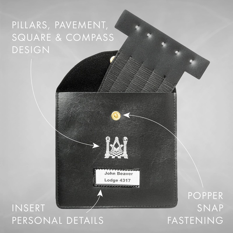THE MASONIC COLLECTION - Regalia Pocket and Wallet Jewel Holder