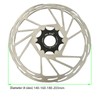180mm Disc Brake Rotor 180mm Diameter Stainless Steel Alloy Hollowed