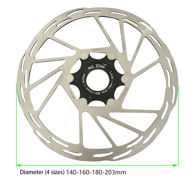 180mm Disc Brake Rotor 180mm Diameter Stainless Steel Alloy Hollowed
