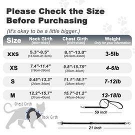 Kitten Harness and Leash Seat, The Upgrade Can be Adjusted in Four Directions and Breathable Cat Harness for Anti Escape That can be Fitted and Positioned, Reflective Strips Harness, Green,XXS