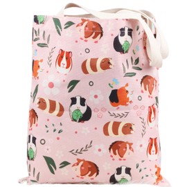 Guinea Pig tote Bag Guinea Pig Gifts For Girls Women Gifts For Guinea Pig Lovers Cute Animal Guinea Pig tote Bag (Cotton, Guinea pig t1 uk)