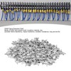 100pcs Terminal Marker Carrier 35mm DIN Rail Installation Universal UK