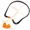 8 Pair Banded Ear Plugs Silicone Hearing Bands Lightweight Shooting