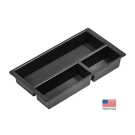 Vehicle OCD - Center Console Organizer Tray for Chevy Silverado/GMC Sierra 1500 (2014-18) and 2500/3500 HD (2015-19) / Chevy Suburban/Tahoe/GMC Yukon (2015-20) - Made in USA