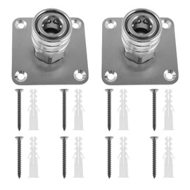 PTMTFYL 2 Pcs Pressure Washer Foam Cannon Holder, 1/4" Quick Connect Automatic Foam Cannon Mount, Wall Mounted Pressure Washer Nozzle Tip Holder, Pressure Washer Accessories Storage Rack