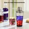 Rabbit 18 oz Glass Cocktail Shaker with Printed Measurements, Multi-Use