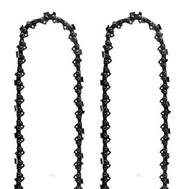 Opuladuo 2PC 16 inch Chainsaw Chain for WORX WG303 WG303.1 Chainsaw, 16" Replacement Chain for BAUER 20112E-B Chain Saw